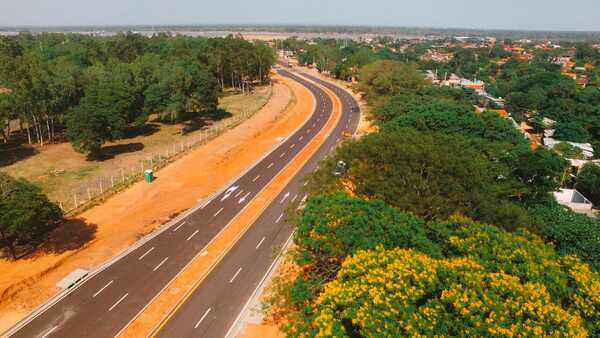 La Costanera Sur luce su primer kilómetro de señalización horizontal - .::Agencia IP::.