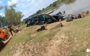 Camioneta cae al río Tebicuary: las identidades de los fallecidos - Policiales - ABC Color