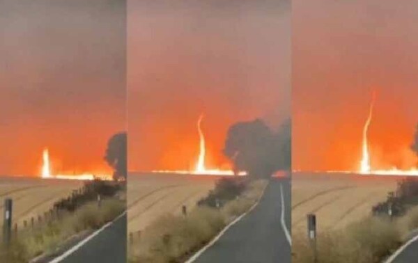 Graban un enorme remolino de fuego provocado por masivos incendios en Chile – Prensa 5