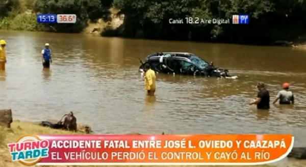 Tres personas mueren en accidente fatal en Caazapá