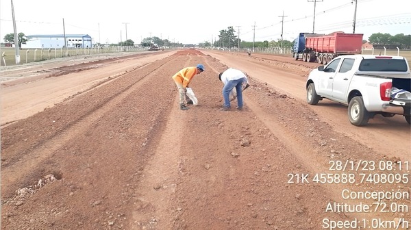 Lotes 2 y 3 del tramo Pozo Colorado – Concepción alcanzan 80% de avance promedio