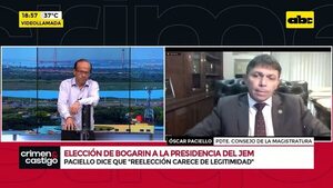 Elección de Bogarin a la presidencia del JEM - Crimen y castigo - ABC Color