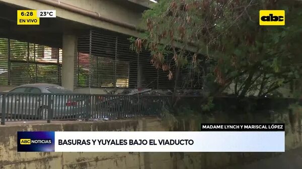 Basural en viaducto de Madame Lynch - ABC Noticias - ABC Color