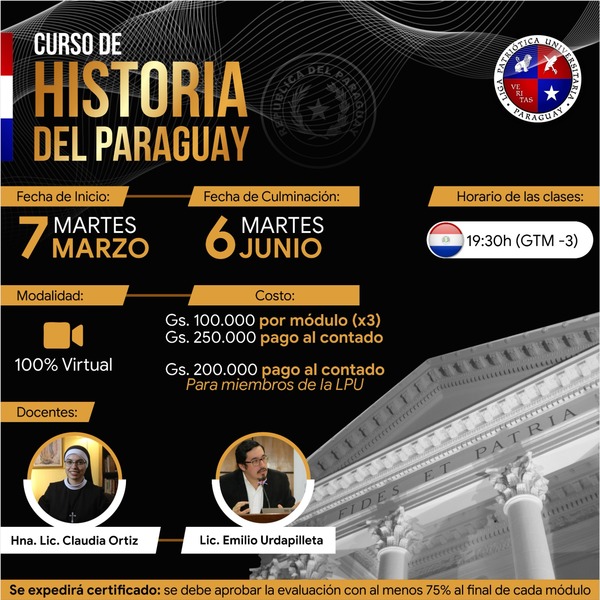 Lanzan curso inédito de historia paraguaya - Informatepy.com