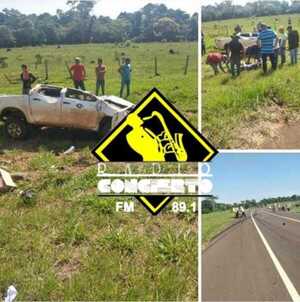 Fiscal Zunilda Ocampos sufre accidente