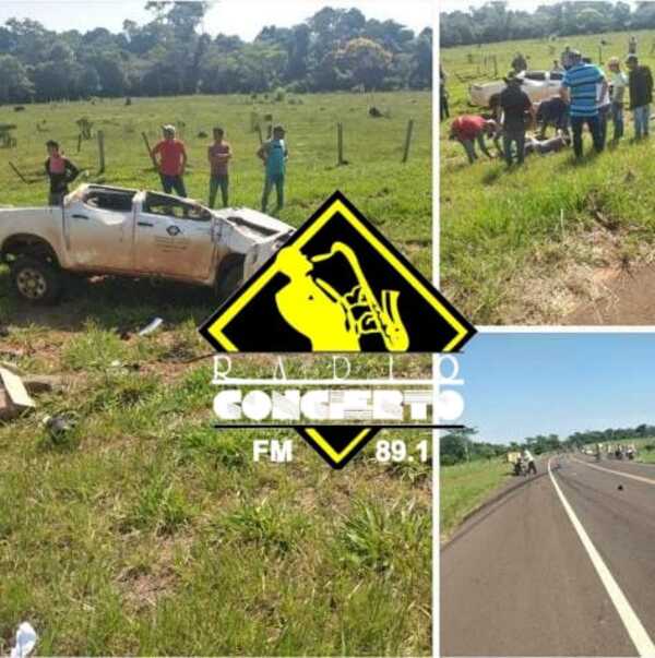 Fiscal Zunilda Ocampos sufre accidente