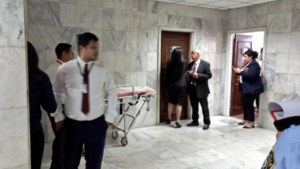 Ujier fallece en Palacio de Justicia tras paro cardiaco