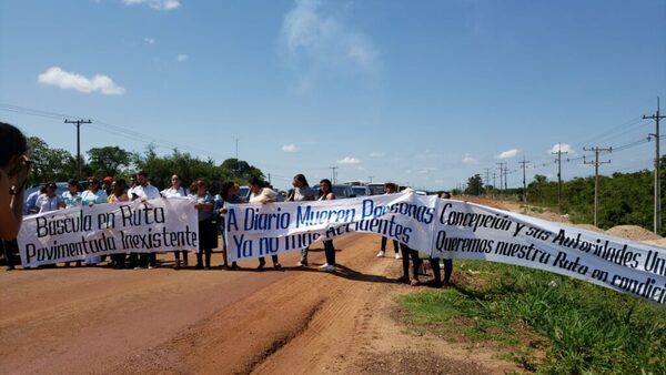 Autoridades concepcioneras cerraron ruta por obras viales