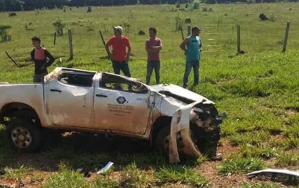 Reportan accidente fatal de comitiva fiscal en Canindeyú – Prensa 5