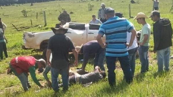 Yasy Cañy: Un muerto y dos heridos en accidente vial - Noticias Paraguay