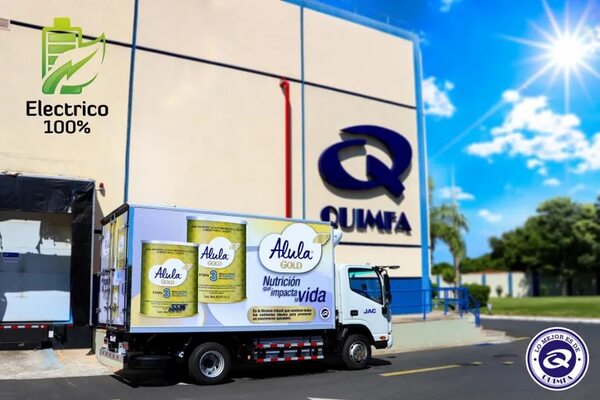 Quimfa adquiere el primer camión 100% eléctrico para su logística - Empresariales - ABC Color