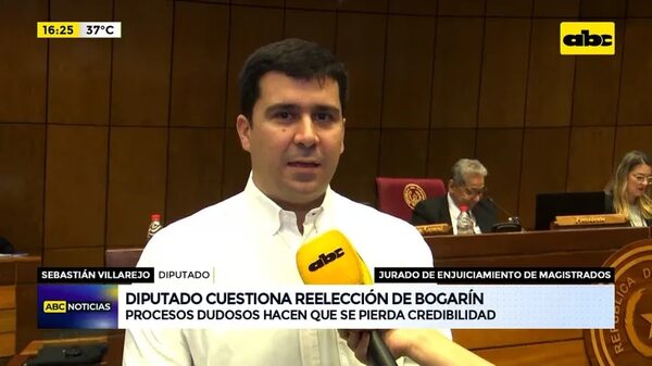 Diputado cuestiona reelección de Bogarín - ABC Noticias - ABC Color