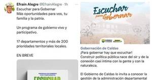 La Nación / Bochorno: campaña de Efraín y Soledad es “copy paste” de candidatos extranjeros