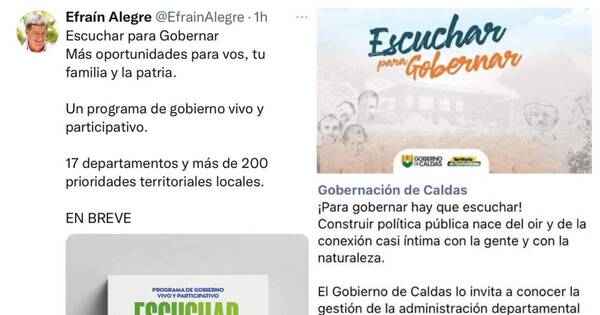 La Nación / Bochorno: campaña de Efraín y Soledad es “copy paste” de candidatos extranjeros