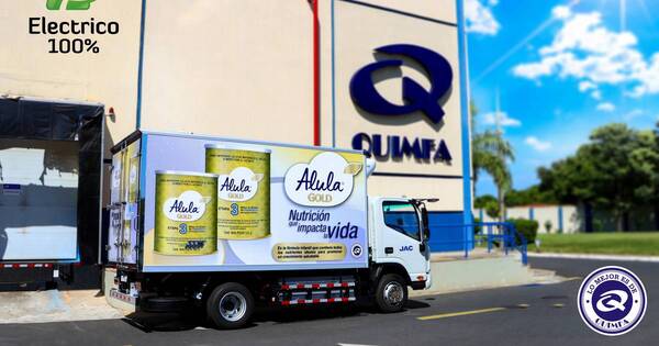 La Nación / Quimfa adquiere el 1er. camión 100% eléctrico
