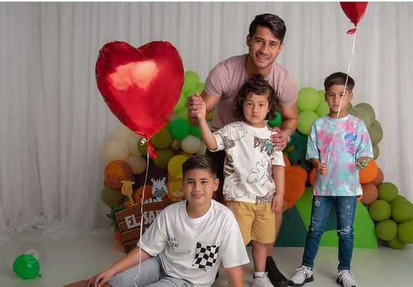 Iván “Tito” Torres y el festejo del cumple de su hijo menor Pierunchi