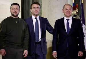 Macron y Scholz recibieron en Francia a Zelensky antes de la cumbre de líderes de la UE - Megacadena — Últimas Noticias de Paraguay