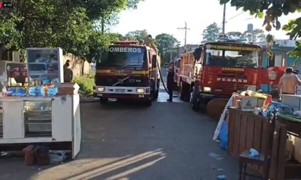 Vivienda se incendia en Franco