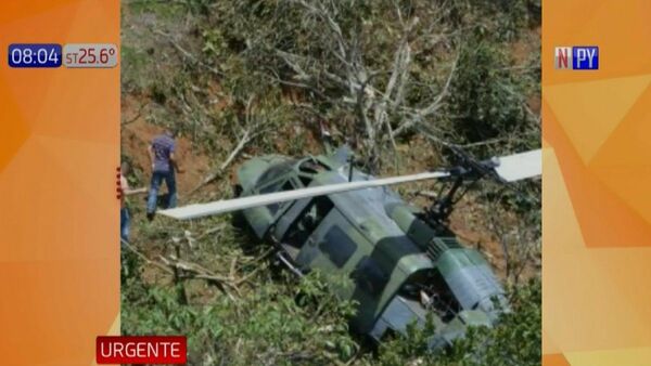 Helicóptero brasileño cae y la Policía reporta dos fallecidos