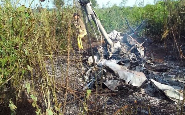 Reportan dos fallecidos tras caída de helicóptero en Yby Yaú