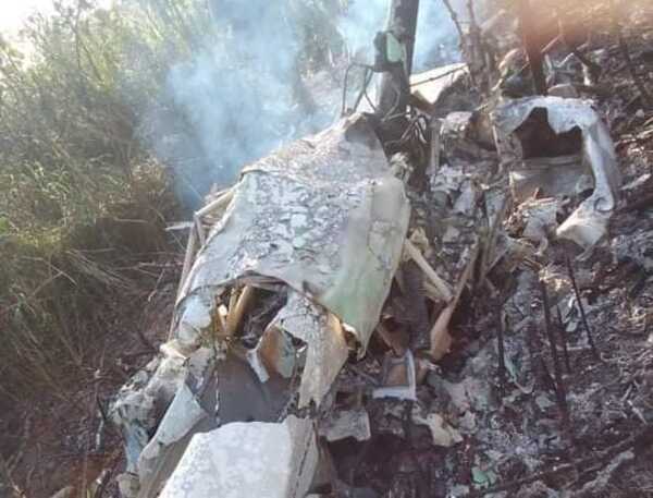 Reportan dos fallecidos tras caída de helicóptero brasileño en Yby yaú.