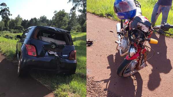 Accidente con derivación fatal sobre la Ruta PY06 a metros del puente Pirapey