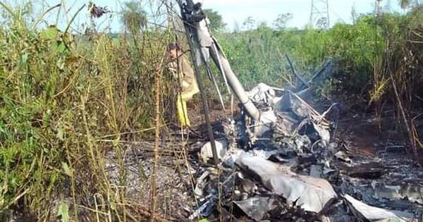 La Nación / Buscan identificar a fallecidos y origen de helicóptero siniestrado