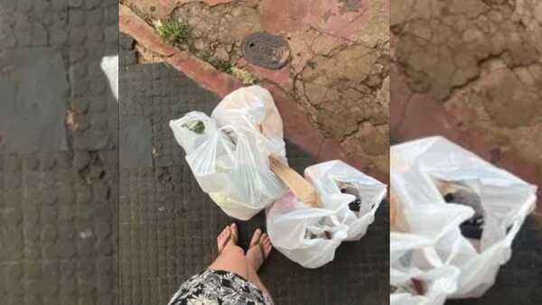 Olvidó que fue a pie al súper