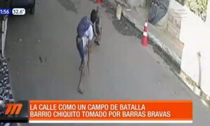 Barrio "Chiquito" tomado por barrabravas | Telefuturo