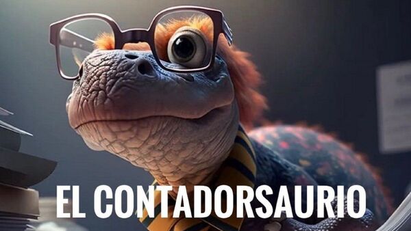 Dinosaurios con profesiones, la nueva tendencia en redes