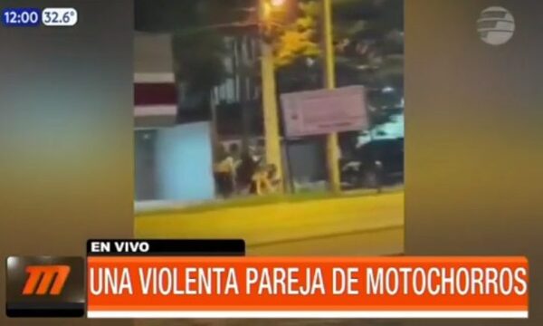 Violenta pareja de motochorros en Santa Rosa del Aguaray | Telefuturo