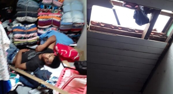 Entró para robar pero como no pudo volver a salir se quedó a dormir - Noticiero Paraguay