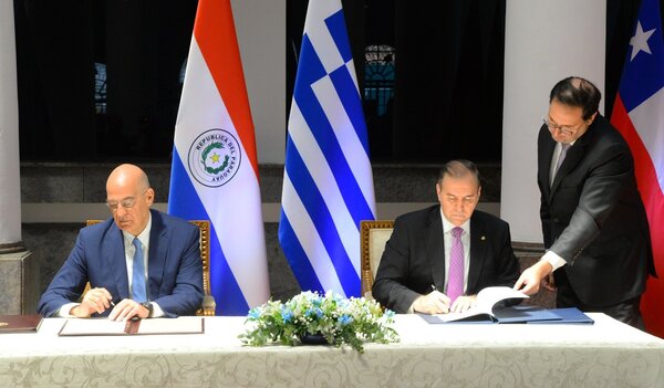Paraguay y Grecia firman memorándum de consultas políticas y cooperación diplomática - .::Agencia IP::.