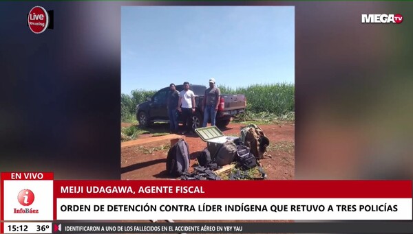 Ordenaron detención del líder indígena que encabezó retención de policías en Corpus Christi - Megacadena — Últimas Noticias de Paraguay