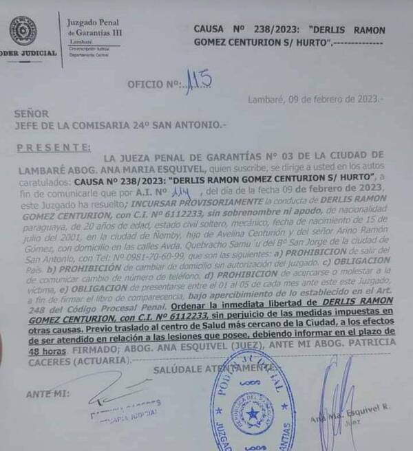 [VIDEO] Fiscalía otorga "permiso para robar" dejando libre a delincuente en solo horas