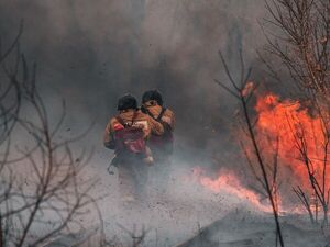 Hay más de 90 incendios fuera de control en Chile mientras crece la preocupación por el aumento de las temperaturas en Santiago - .::Agencia IP::.