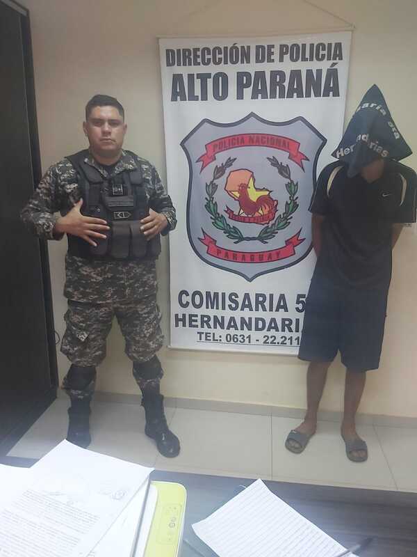 Ho’a preso violento ñato que amenazó con liquidar a su túa y quemar su casa - La Clave