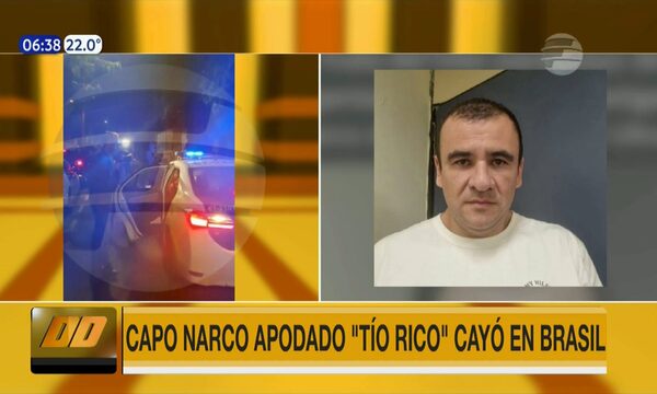 Capo narco apodado ''Tío Rico'' cayó en Brasil | Telefuturo