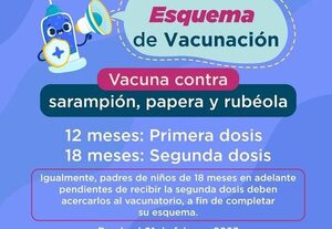 Emiten alerta epidemiológica por sarampión