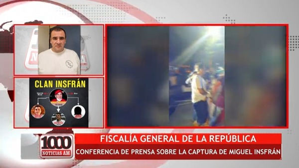 Corre el plazo para remisión del exhorto de extradición de Miguel Insfrán | 1000 Noticias