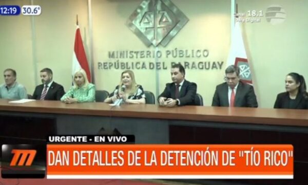 Conferencia de prensa sobre la detención de alias ''Tío Rico'' | Telefuturo