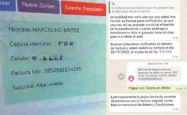 Ganó un auto 0 km en un sorteo pero el super no le quiere entregar su premio - Noticiero Paraguay