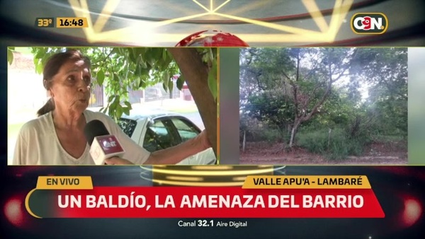 Un baldío, la amenaza del barrio - C9N