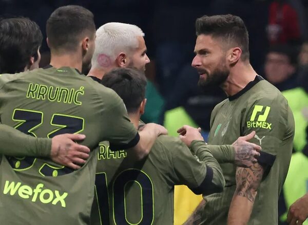 1-0. Giroud impulsa al Milan antes de la ‘Champions’ - Fútbol Internacional - ABC Color