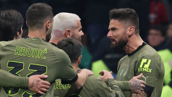 Milan rompe la sequía de siete partidos seguidos sin ganar