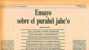 Ensayo sobre el purahéi jahe'o