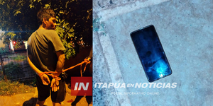 VECINOS REDUJERON A UN HOMBRE QUE ROBÓ UN CELULAR EN ENCARNACIÓN - Itapúa Noticias