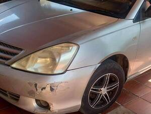 Karai Pyharé "juguetón" ¡se metió en auto ajeno!