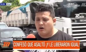 Joven podría ser imputado tras detener a presunto ladrón | Telefuturo
