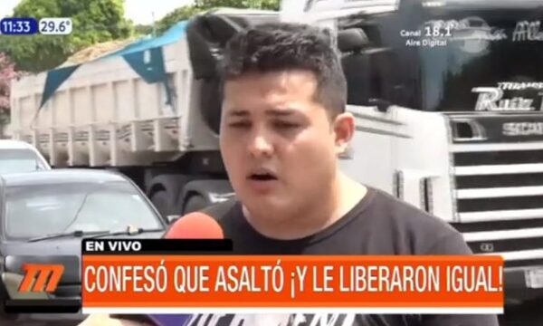 Joven podría ser imputado tras detener a presunto ladrón | Telefuturo